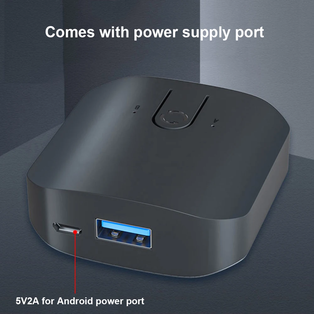 2X1กล่องสวิตช์ KVM ตัวเลือกคู่1.5เมตรแชร์สวิทช์ USB 4อุปกรณ์ USB สำหรับจอมอนิเตอร์เมาส์คีย์บอร์ดแล็ปท็อป