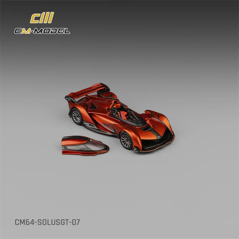 

CM МОДЕЛЬ 1:64 SolusGT Модель автомобиля из металлического оранжевого сплава
