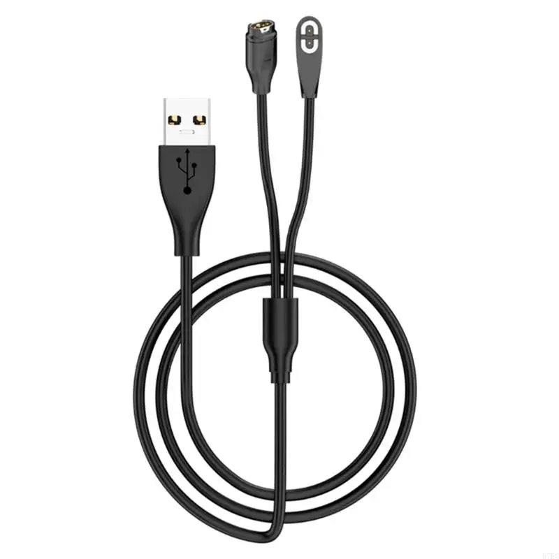 

100см магнитное USB -зарядное устройство 2 в 1 проектное зарядное сплиттер Кабель