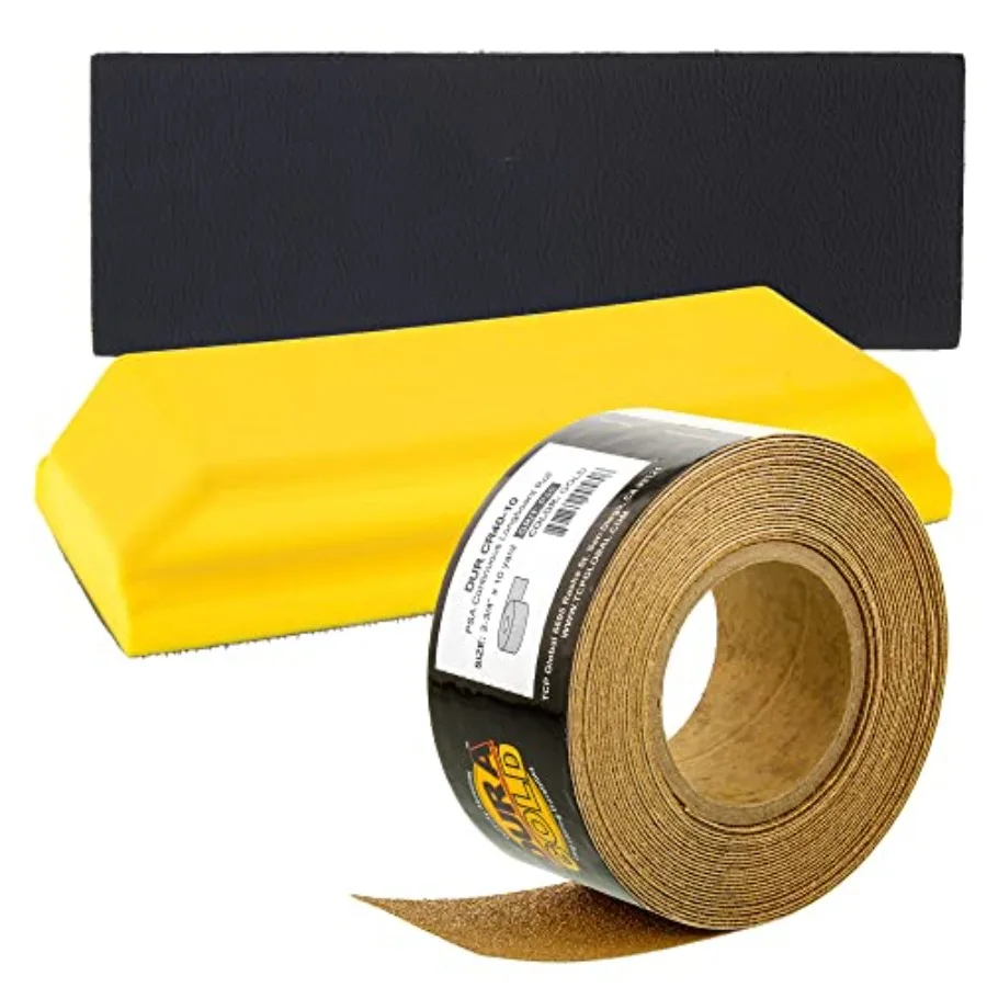 

Прямоугольный шлифовальный блок Pro Series 7-3/4" x 2-3/4" с креплением на липучке и адаптером PSA, зернистость 40, с длинным адаптером PSA