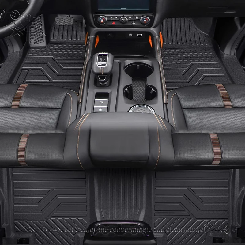 Left-hand Drive Car Floor Mat For Ford Ranger 2024 Full Surround Foot Mat Automotive Floor Mat Floor Liner Water-proof Mat