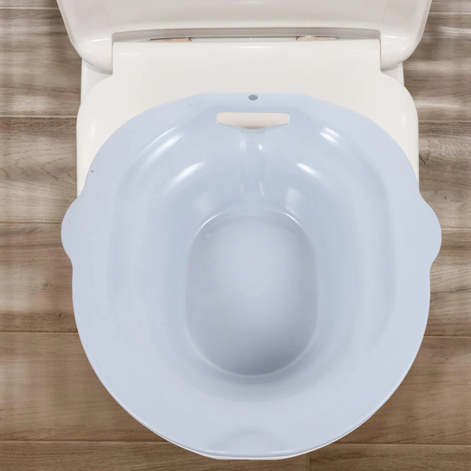 

Blue PP Postpartum Wash Basin Large Ergonomic Sitz Bath for Pregnant Women New Mothers Hemorrhoid Recovery Bedridden Toilet