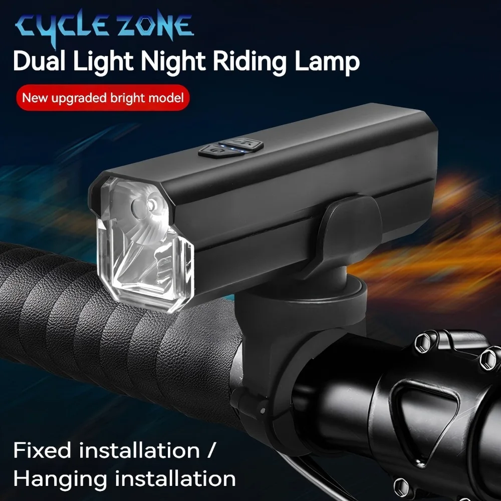 

Bike Front Light XPE LED Rechargeable Bicycle Lights Aluminum Alloy Bicycle Flashlight MTB Road Bike Lamp Cycling Accessories