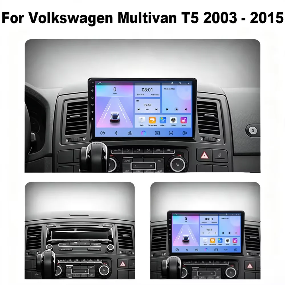 Car Radio For Volkswagen VW Multivan Transporter T5 2003 - 2009 Carplay Android Auto Stereo Multimedia GPS Player 8Core Screen