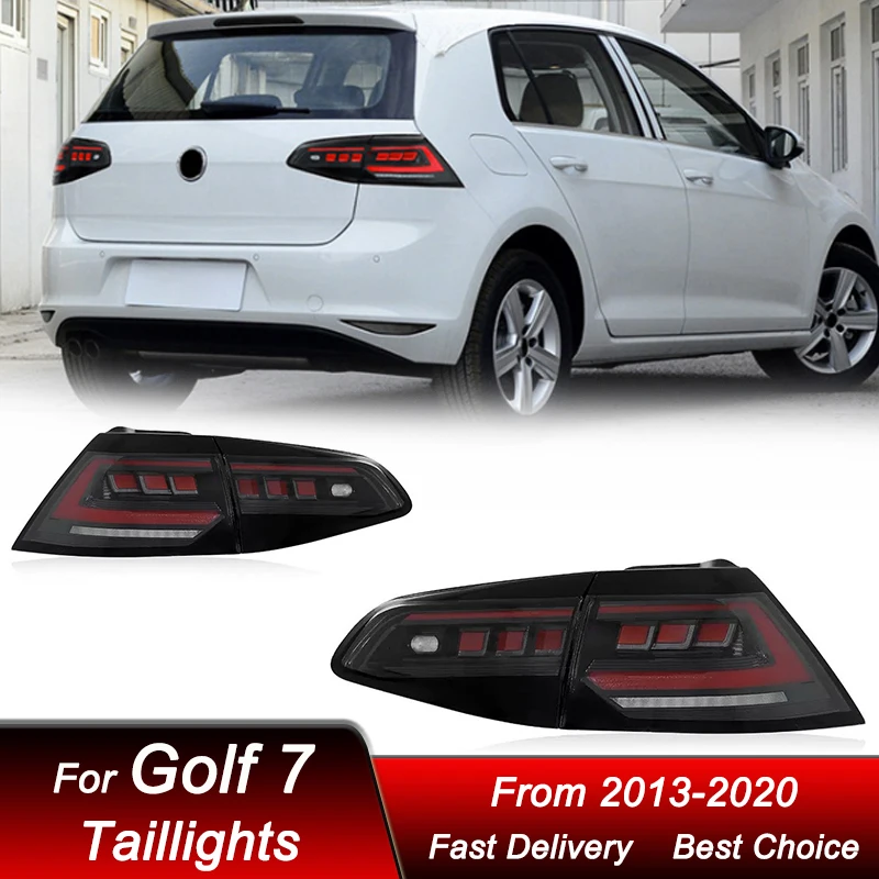 Suitable for 13-17 VW Golf 7 Golf 7.5 taillight assembly modification with high 8.5 dynamic LED running lights rear taillights