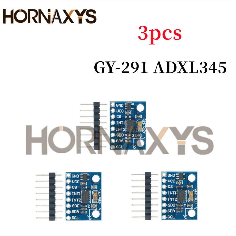 1-10pcs GY-291 ADXL345 digital three-axis acceleration of gravity tilt module IIC/SPI transmission In stock