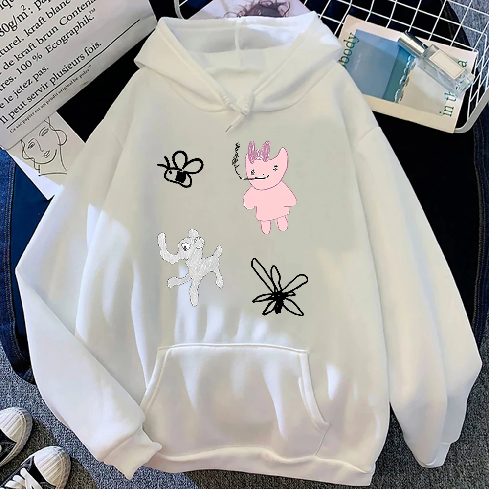 Hoodie Take A Bite Song Beabadoobee 2025 Tour Wanita/Pria Hoodie Pakaian Musim Gugur Musim Dingin Fashion Kasual Sweatshirt Harajuku Unisex