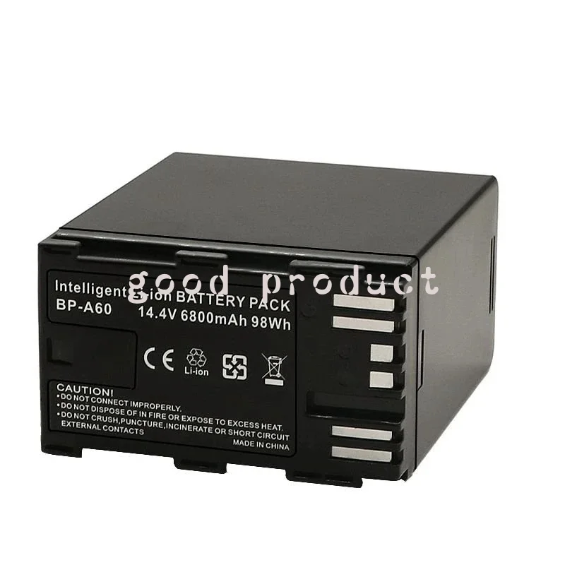 

for BP-A60 14.4V 6800mAh EOS C300 Mark II C200 C700 C500 Mark II Camera Lithium Battery Pack