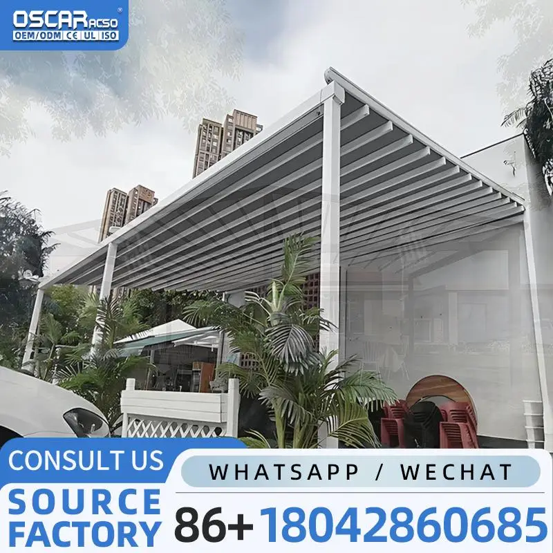 Adjustable Tilt & Wind Sensor Smart Motorized Retractable Awnings Innovative & Durable Shades & Canopies For Patio Deck Balcony