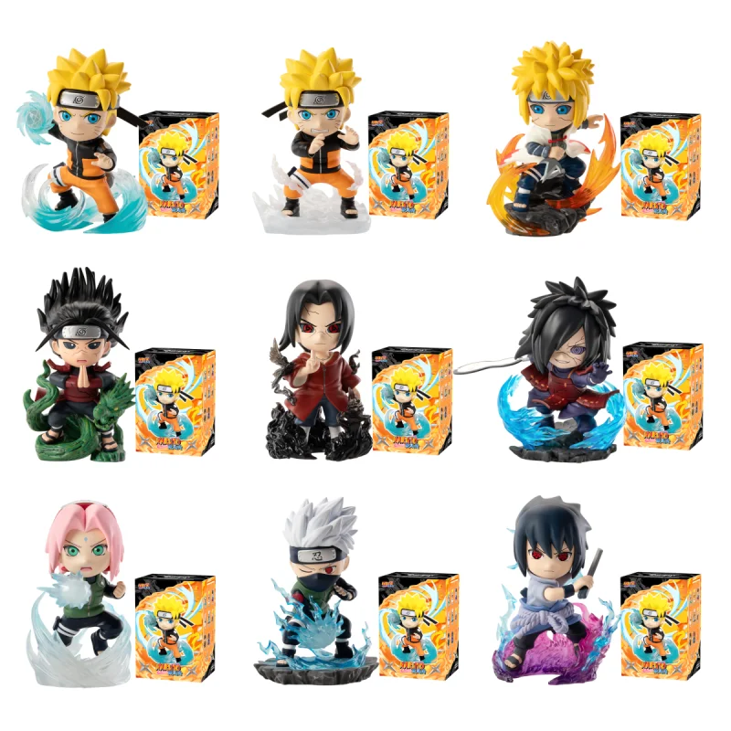 FUNISM NARUTO SHIPPUDEN Chronicles Great Ninja War Series Blind Box Vol.1 Anime Action Figure Cute Gift Birthday Party Series