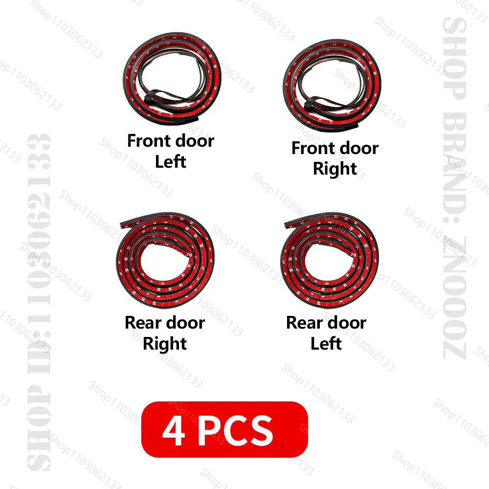 Auto Zegelstrip 10 Stuks Deurafdichting Geluiddichte Rubber