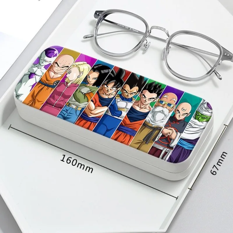 Dragon Ball Goku Myopia Glasses Case Double-sided Portable Anti-fall Large Capacity Student Sunglasses Storage Box Wholesale