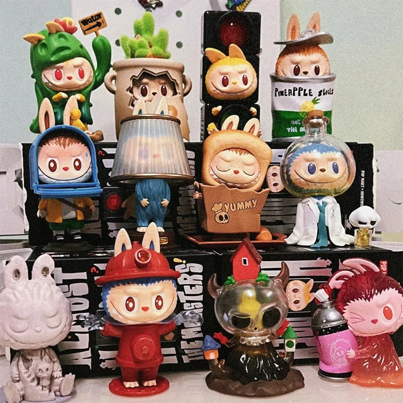 Genuino The Monsters Can'T See Me Series Made Labubu Blind Box Cartoon Decor Toys Myster Box Regali di giocattoli di compleanno per adulti Kawaii