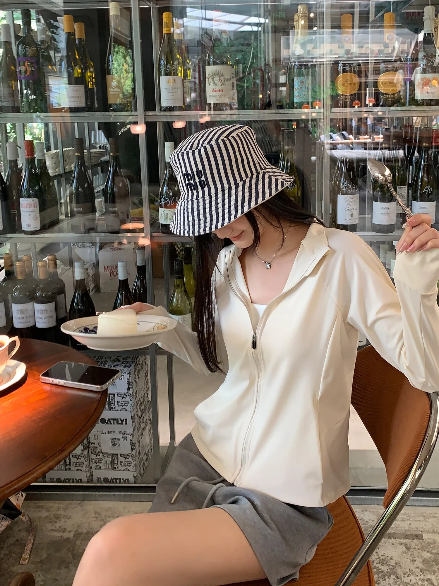 

Высокоэффективная женская солнцезащитная одежда с УФ-защитой, приталенная, из оригинальной нейлоновой ткани Aiyi Yunrou Ice Waist