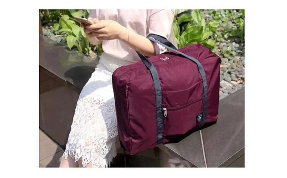 1Pc Moving Luggage Storage Bag Foldable Storage Bag Portable Airplane Bag Multifunctional Large Capacity Travel Bag Waterproof