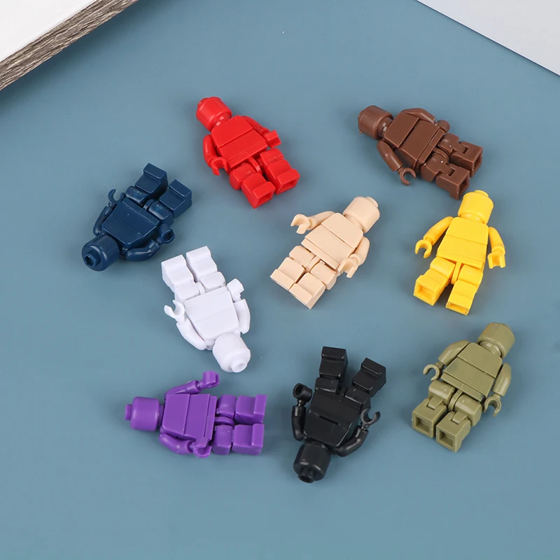 Jouets de construction en plastique pour enfants, 1 pièce, combinaison de figurines d'action, blocs de construction, accessoires compatibles, jouet