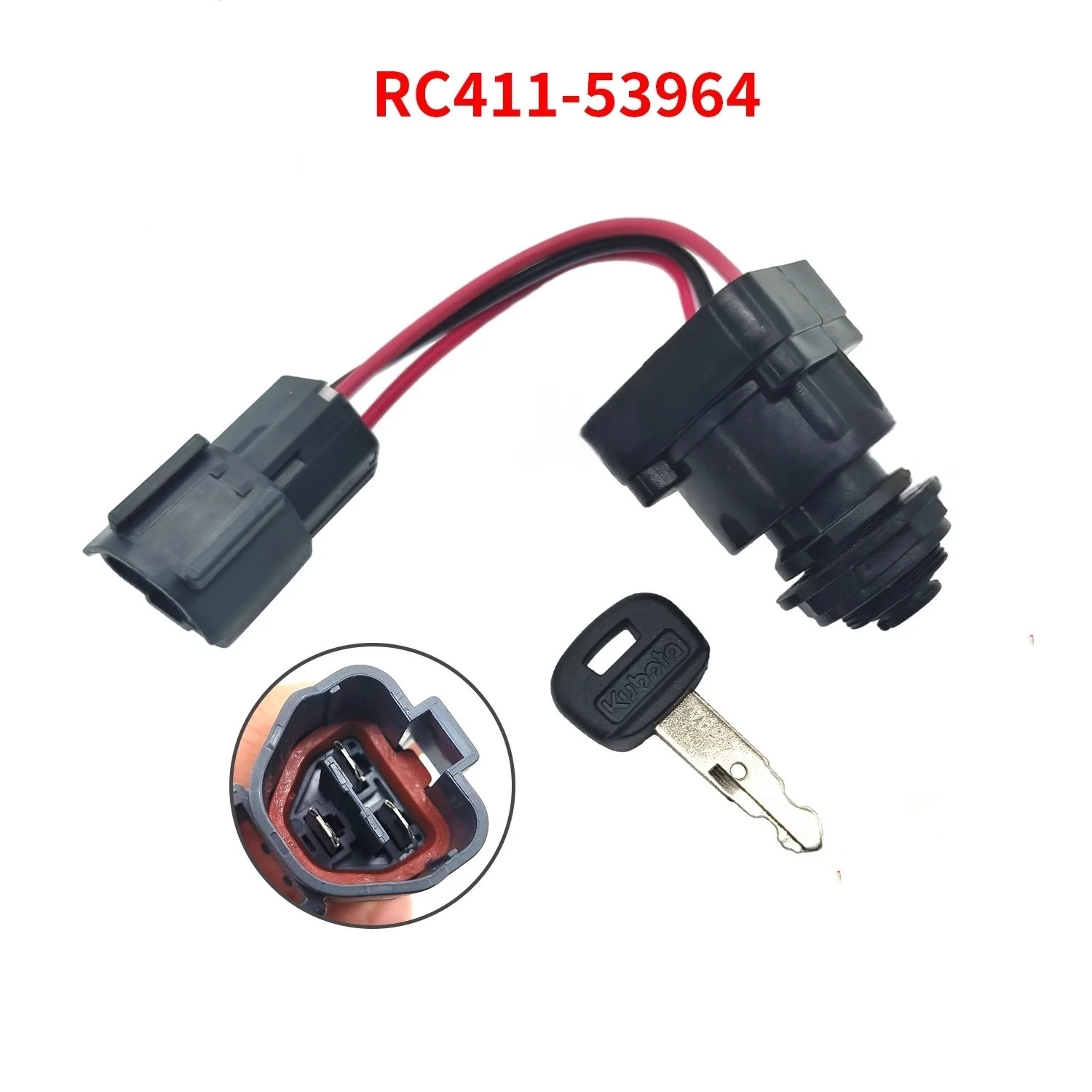 

Kubota U15 20 30 35 KX155 161 excavator Start ignition switch Electric door lock RC411-53964