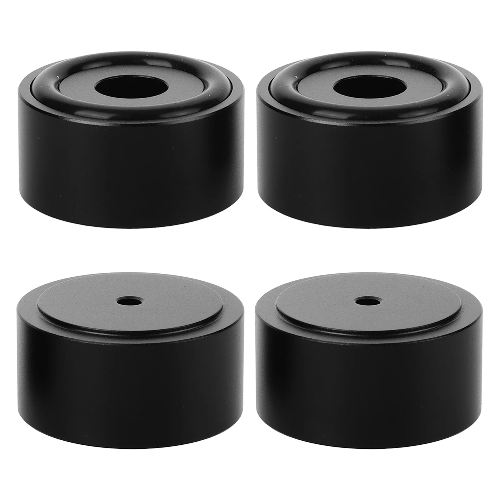 4 stücke Lautsprecher Schrank Anti Vibration Pads Aluminium Legierung Füße Stoßstange Für Verstärker Stehen Basis Schalldichte Matte Möbel Schutz