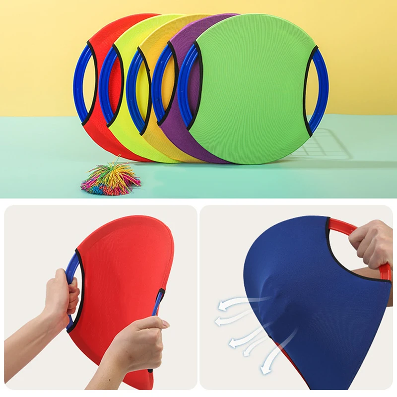 子供のバウンスリング投げボール屋外親子インタラクションコラボレーションゲーム面白い弾性ボール知育玩具