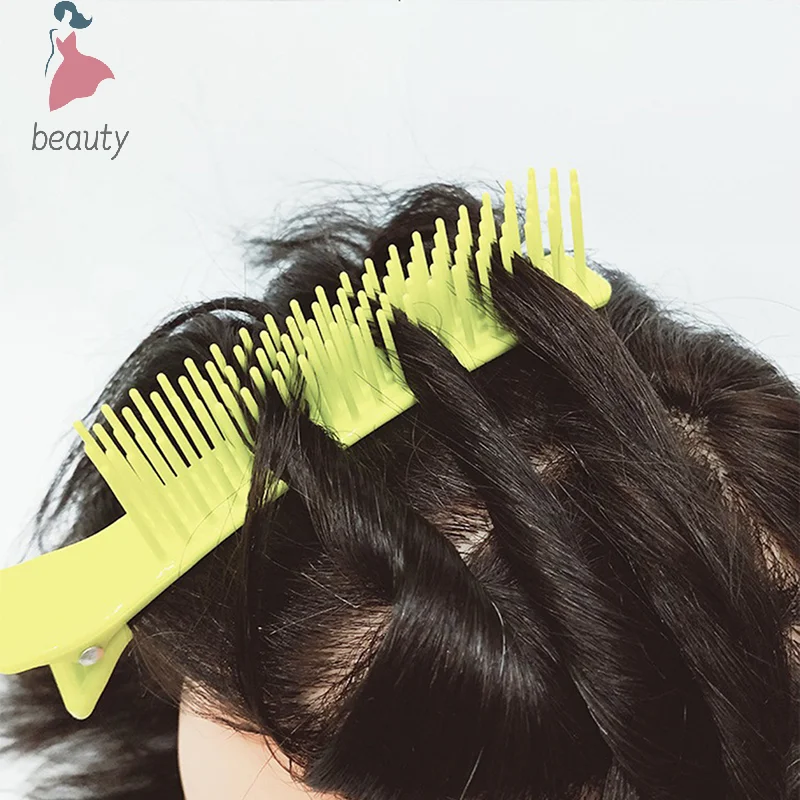 2Pcs Professional Hair Grip Clamps Salon Hair Section Cutting Clips Comb Hair Pins Styling Home DIY Barrette Barber Dyeing Perm
