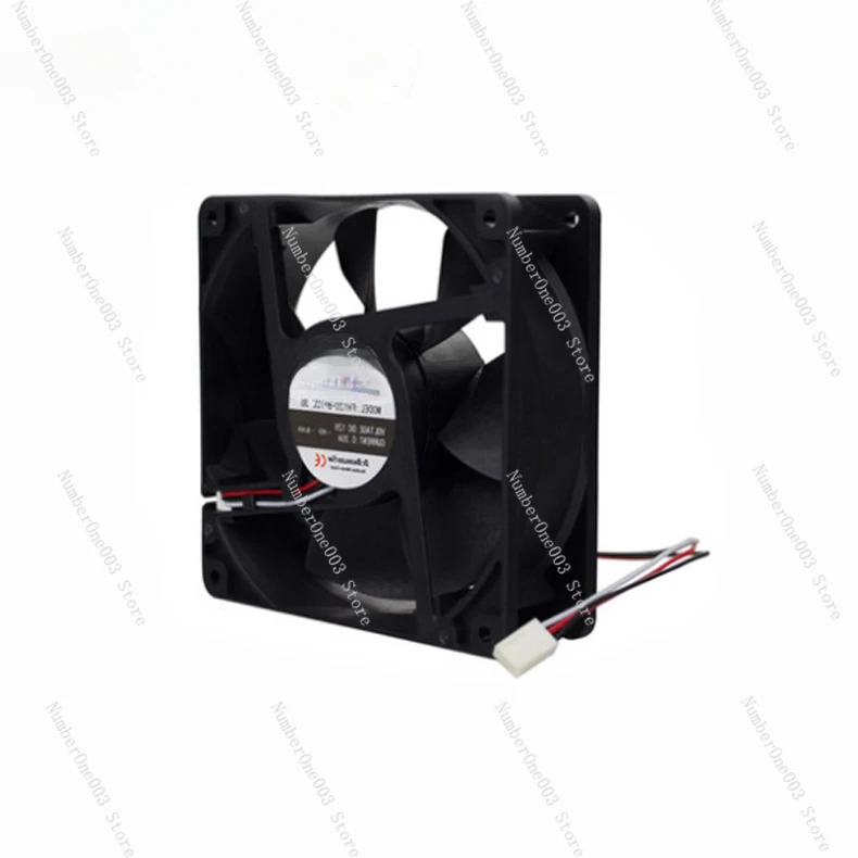 Distribution box exhaust fan 12v 24v 48VDC micro axial flow, 12038 12025, low noise strength