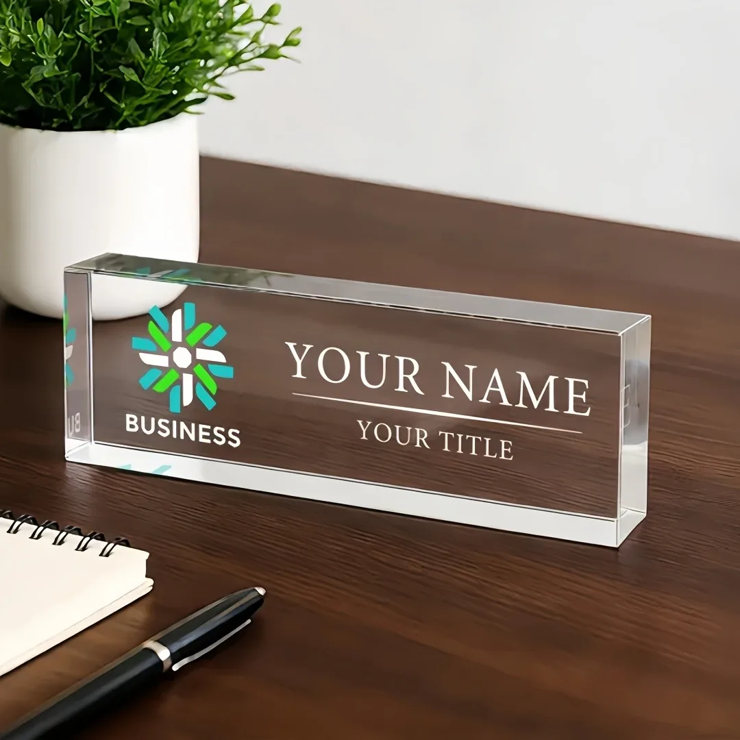 2D Flat Personalized Acrylic D - Desk Name Plate review and price