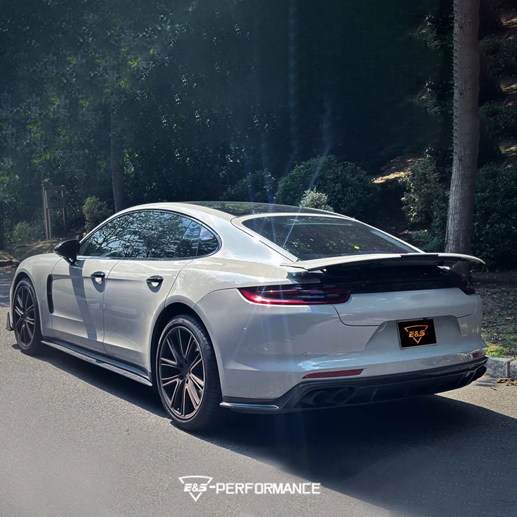 Car Body Kit Modification for Porsche Panamera 971 Upgrade to Carbon Fiber Body Kit Front Lip Rear Diffusers Side Skirts Bodykit