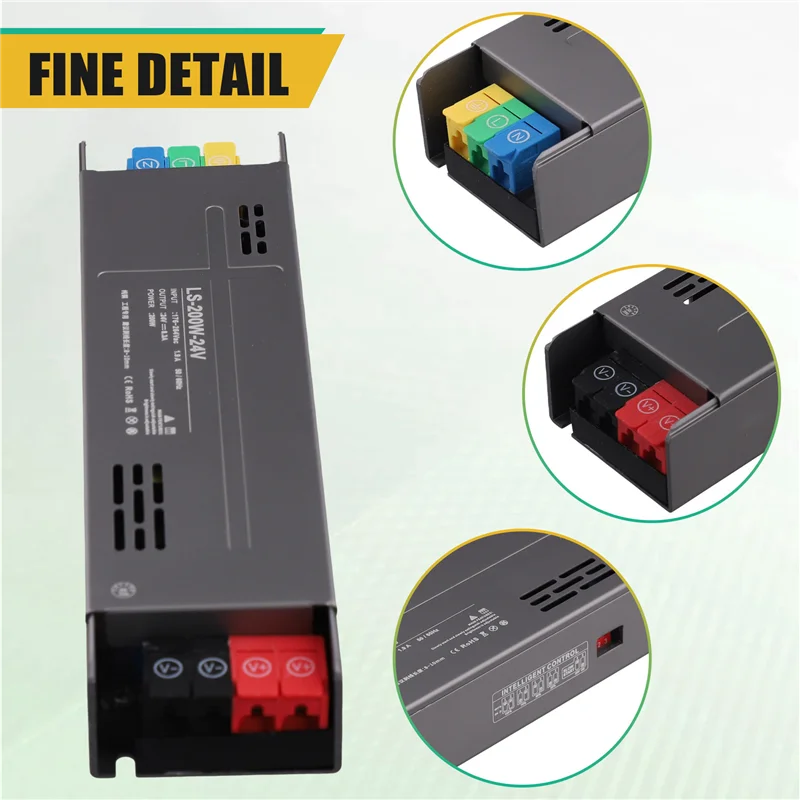 Lampa A20F-LED z powolnym włączaniem i wyłączaniem, z transformatorem, zasilacz LED, transformator oświetleniowy, sterownik ściemniania, zasilacz.