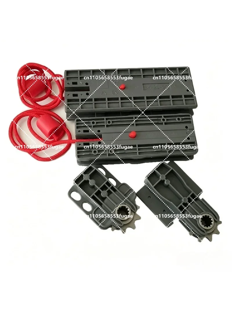 Electric Automatic Garage Door Opener Clutch Turn Chain Wheel Seat Kit with Plum Blossom Shaft Sleeve for Door Accessories