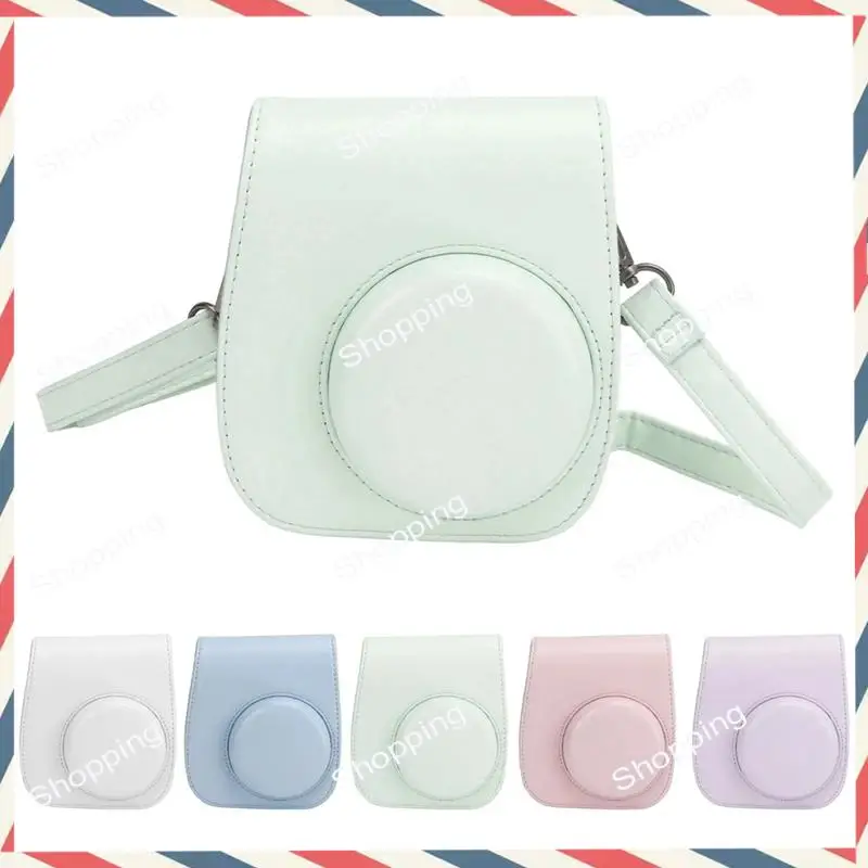 حقيبة حماية للكاميرا الفورية M20K حافظة من البولي يوريثان لهاتف Fujifilm Instax Mini 12 مع مرشحات الألبوم ملصقات إطارات ملونة