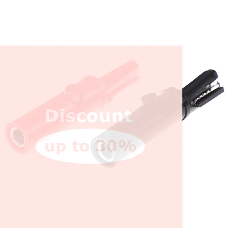 [2Pcs Push Button Type Full Protective Alligator Clip For Professional Multimeter]