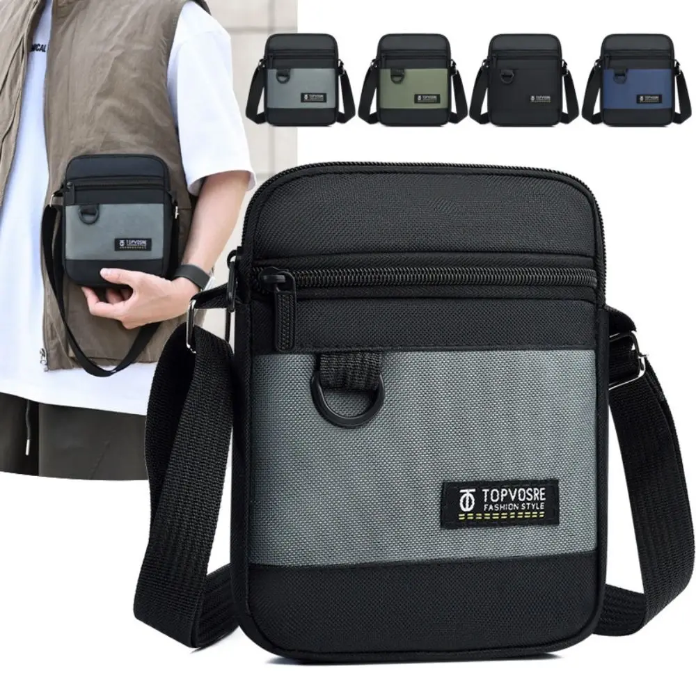 

Fashion Oxford Cloth Men Shoulder Bag Large Capacity Waterproof Crossbody Bag Comfortable Casual Messenger Bag Outdoor