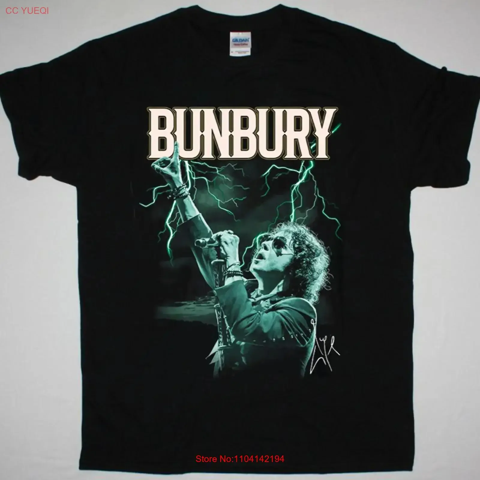 Camiseta Vintage firmada por Enrique Bunbury, talla S a 5XL, estilo vintage lavado, cómoda, transpirable, ligeramente elegante y a la moda.
