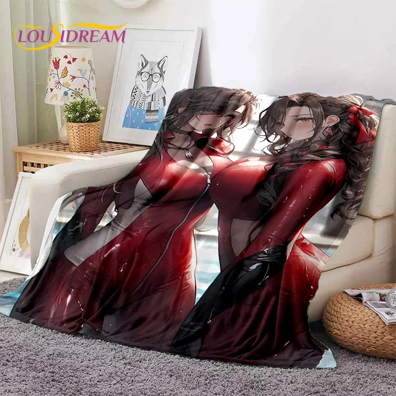 Cartoon Character Sexy Lace Girls Cute Anime Soft Blankets,Keep Warm Throw Blanket Comfortable for Picnic Beds Sofa Home Bedroom