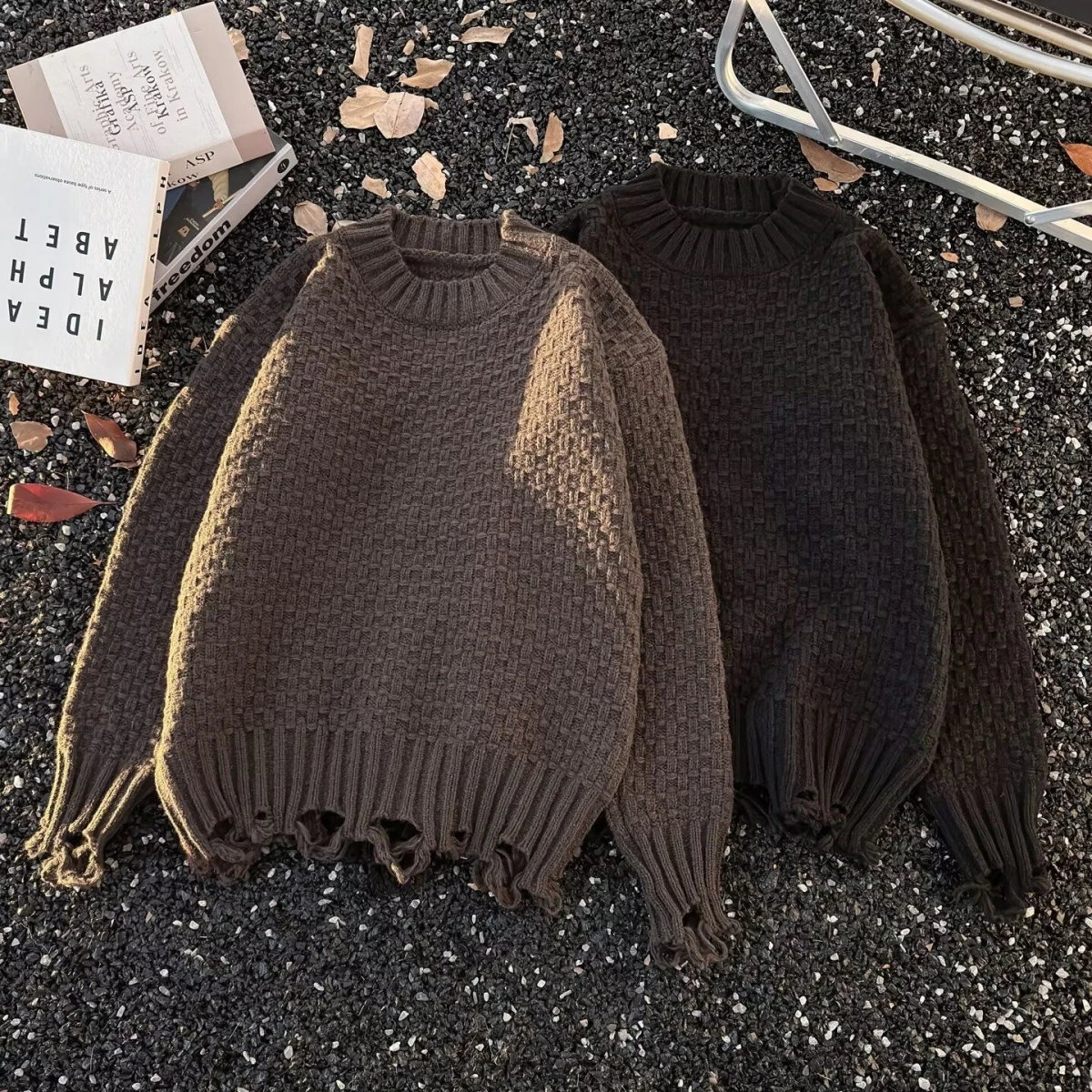 

Sli round Ne Knitted Sweater Men's Faionable Base Layer irt Autumn Winter Slim Fit Casual Polyester Fiber Long Sve