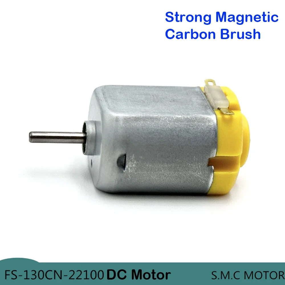 Standard Mini 20mm Carbon Brush Motor DC 3V 3.7V 5V S.M.C FP130CN-21100 High Speed Electric Engine DIY RC 4WD Toy Car Boat Model