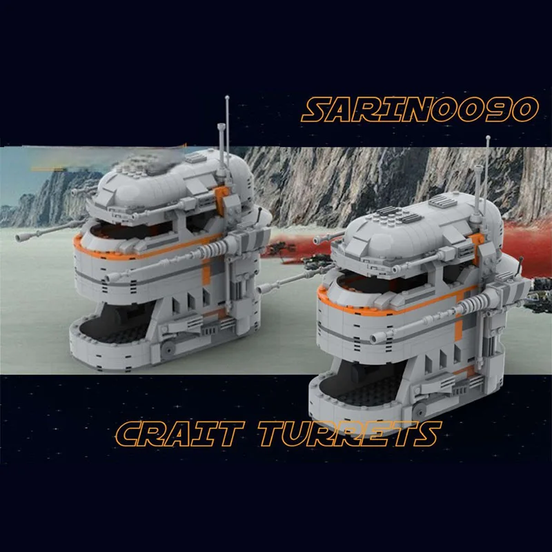 

1106PCS Star Batter Universe Crait Turrets Defense System Detailed Moc Diy Education Model Building Blocks Birthday Toys Gift