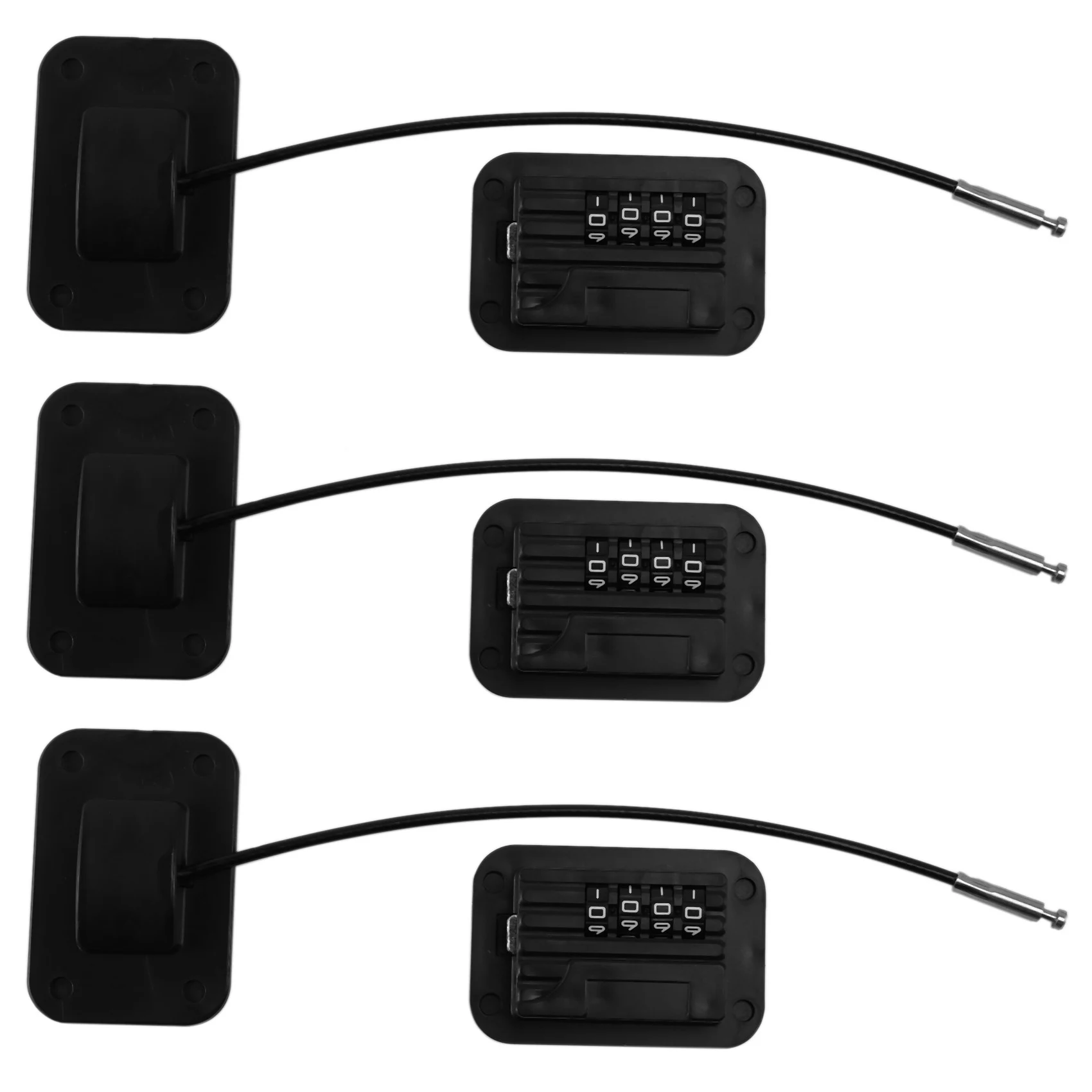 A29F-3X Upgraded Password Window Lock Child Safety Lock Baby Protection Children Fridge Lock Door Cabinet Limiter Locks-Black