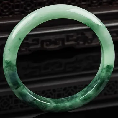 

zheru Jewelry Natural Burma Jade 54mm-62mm bracelet Exquisite Princess bracelet send girlfriend send mom