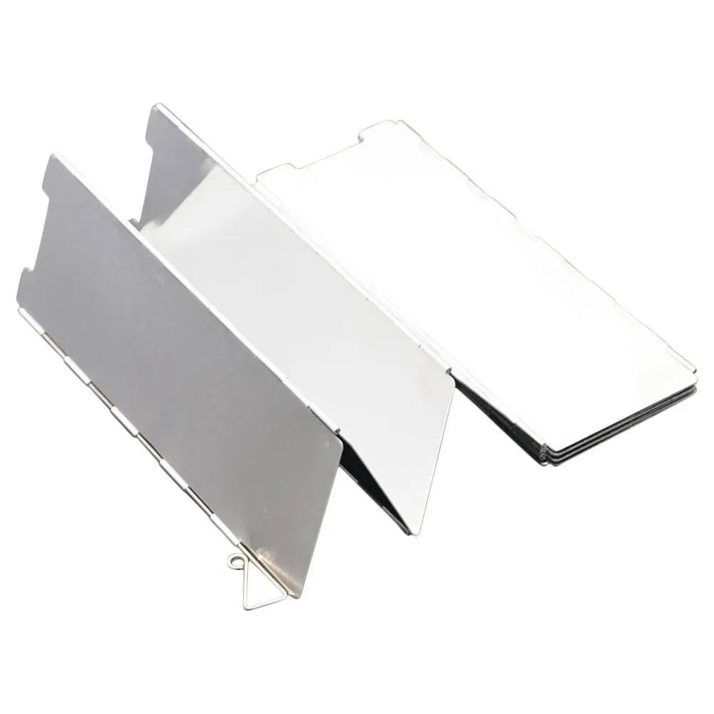 

Stove Wind Screen Aluminum Alloy Folding Lightweight Durable Camping Stove Windscreen Burner Wind Shield Outdoor Supplies