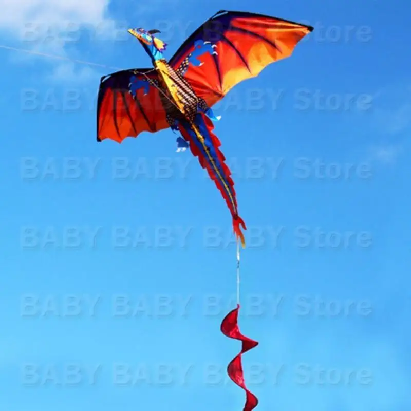 Q81A Long Tail 3D Kite Backyard Game Pâques Gift Vacation Toy Wind Kite For Teen
