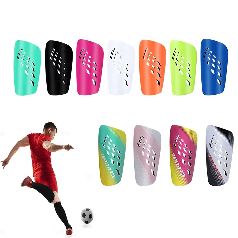 

1 Pair Soccer Shin Guards Football Adult Kids Shinguards Light Sock Insert Board Training Legging Protective ventilate
