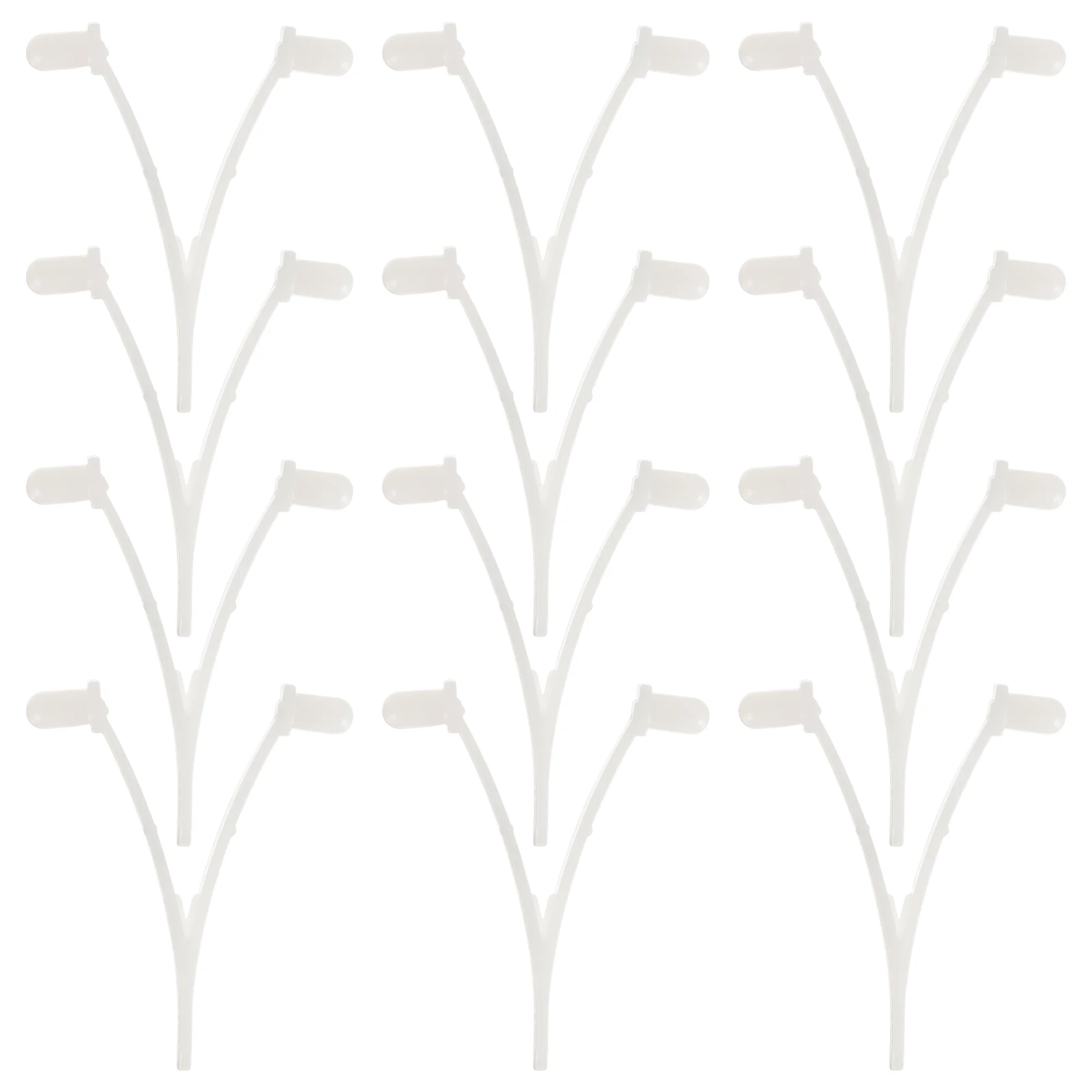 

12Pcs V Clips Durable Plastic Replacement Swimming Pool Cleaning Tools Skimmer Pole Attachments Pool Accessories