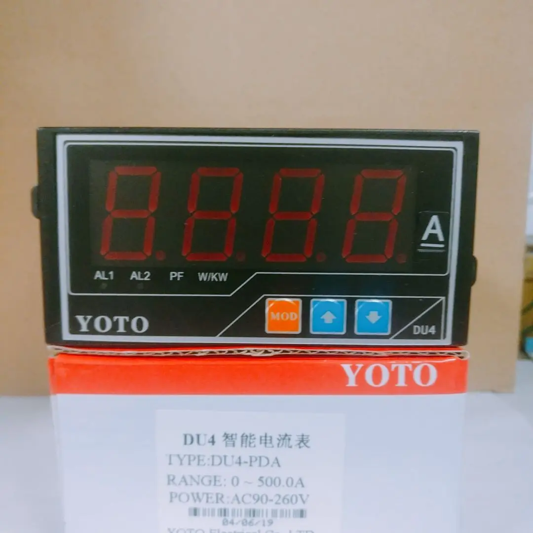 

YoTO digital display intelligent upper and lower limit alarm AC DC ammeter DU4-PDA DU4-PAA