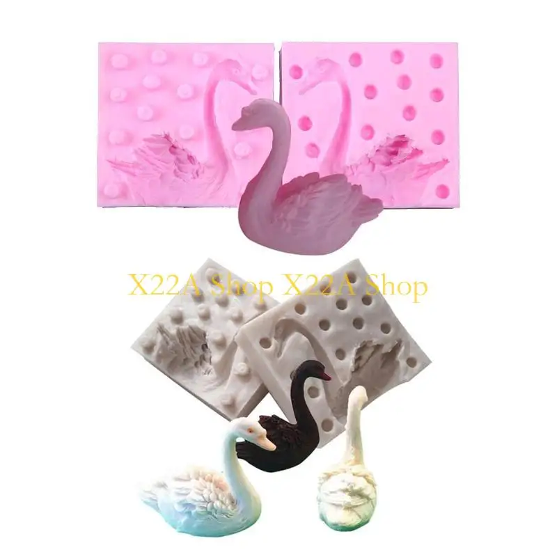فريدة من نوعها 2pcs شكل راتنج الايبوكسي صب السيليكون القالب DIY الفن الحرفة الزخرفة