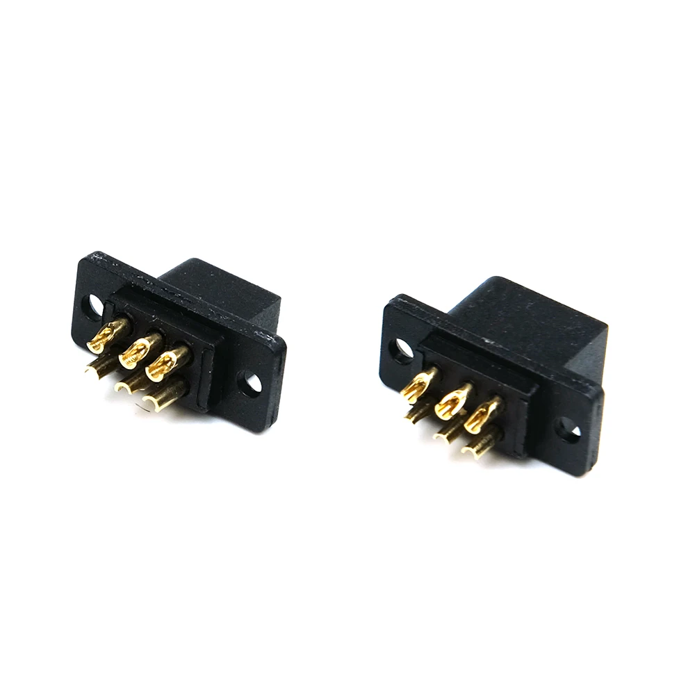 1Pair MPX6 6P Steering Gear Quick Release Connector Multi Wire Servo Extension Plug Male Female for DIY RC Turbine Jet Aircraft