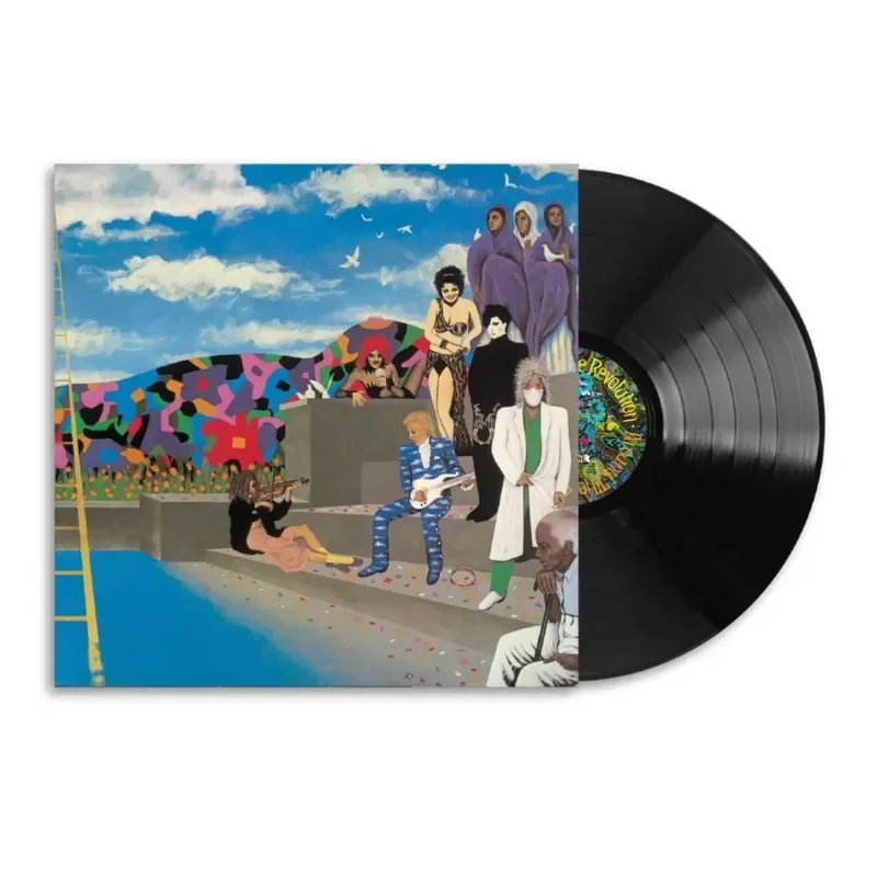 Authentique disque vinyle Prince Around The World In A Day pour les fans