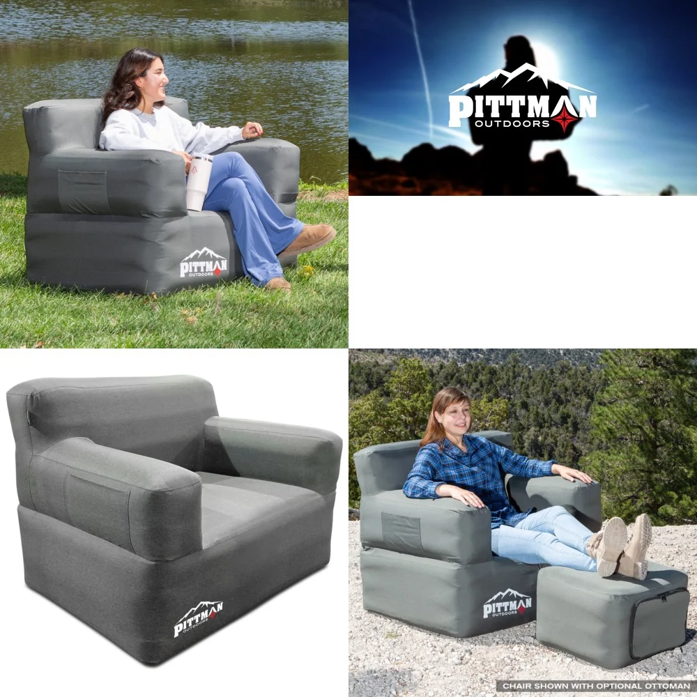 

camping chairInflatable Chair Portable Lightweight for Camping Outdoor Events Overlanding Sports Picnics Beach Travel Easy