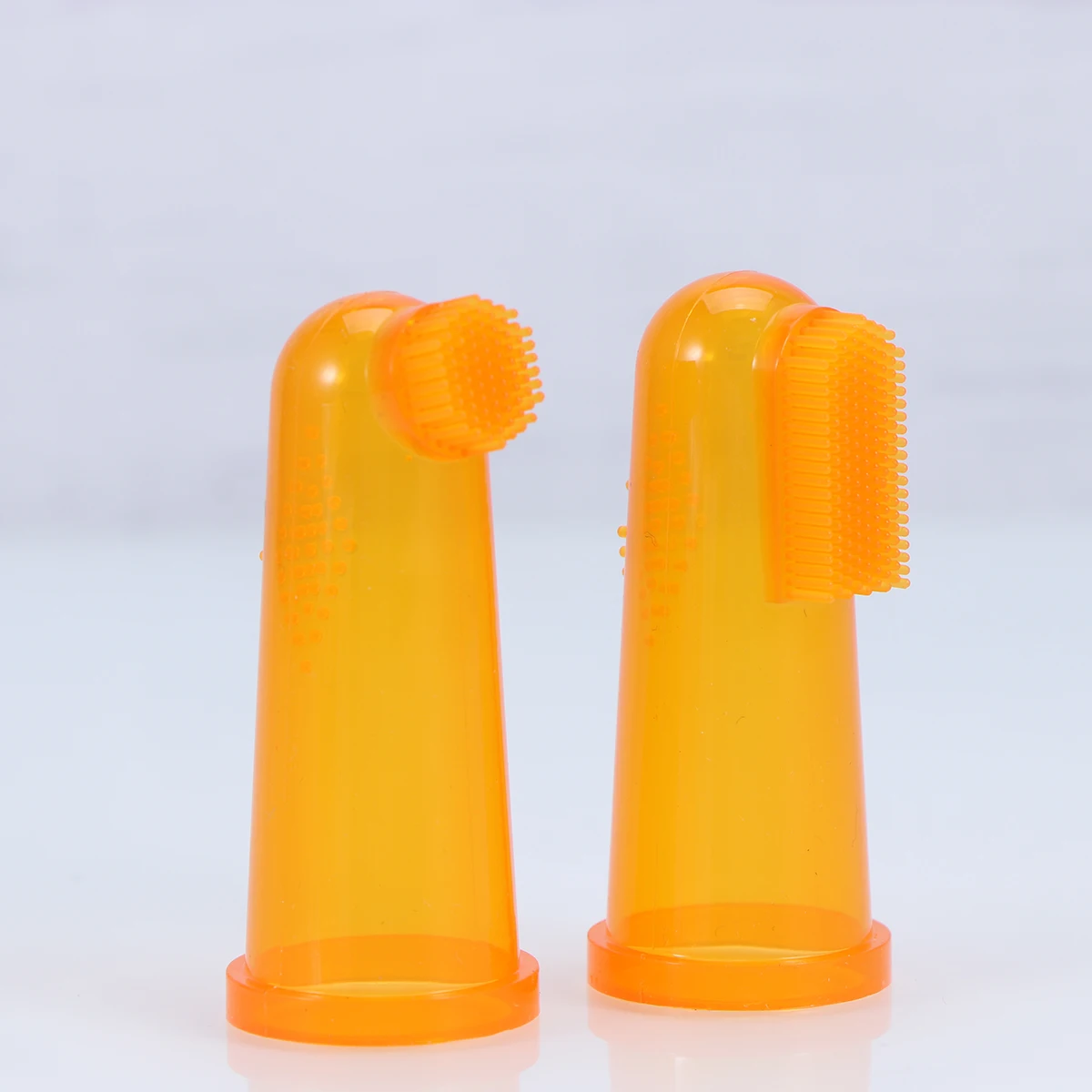 

2 Pcs Toothbrush Toddler Finger Oral Teeth Cleaning Tool Infant Massager Teething