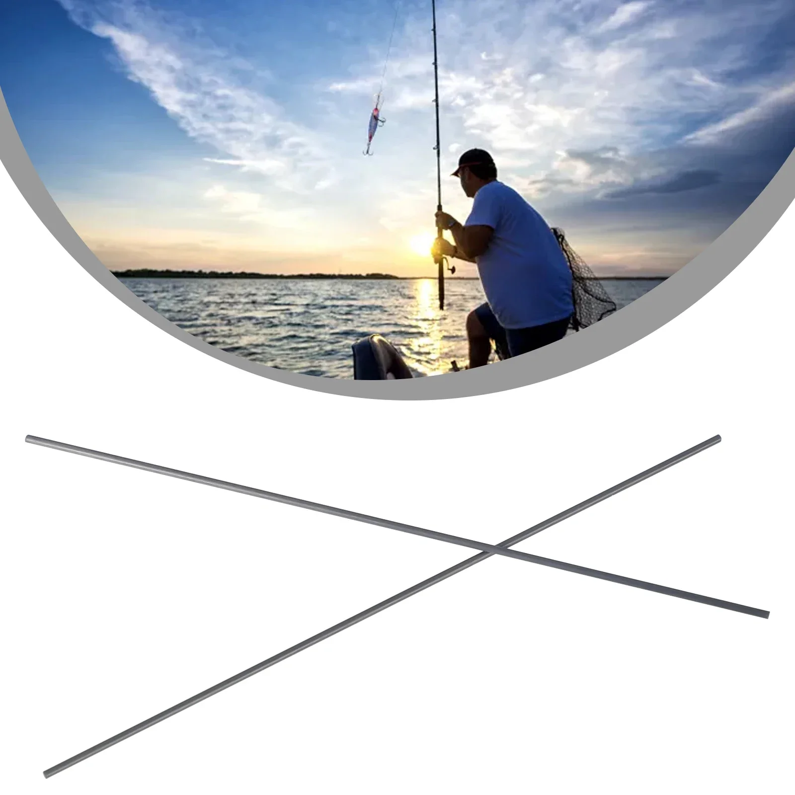 Carbon Fiber Rod Repair Tubes Fishing Pole Repair Kit 1mm 10mm Diameter 10cm Length Replacement Parts For Broken Fishing Rods